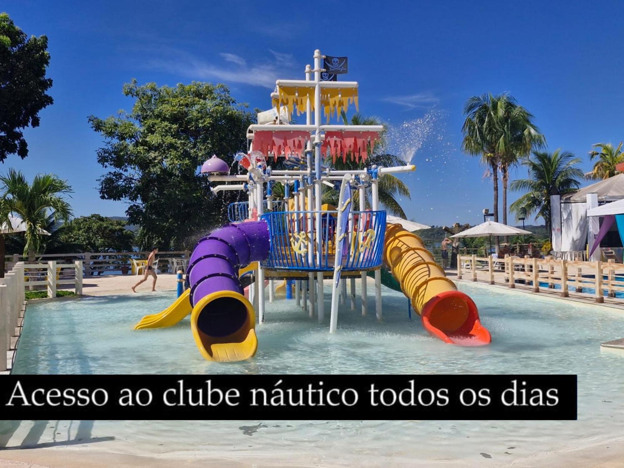 Nautico Flat Com Acesso Ao Clube Nautico Praia- Caldas Novas Buitenkant foto