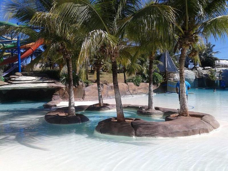 Nautico Flat Com Acesso Ao Clube Nautico Praia- Caldas Novas Buitenkant foto
