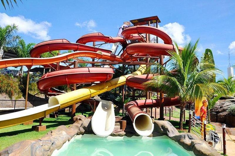 Nautico Flat Com Acesso Ao Clube Nautico Praia- Caldas Novas Buitenkant foto