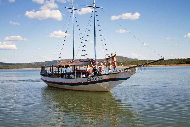 Nautico Flat Com Acesso Ao Clube Nautico Praia- Caldas Novas Buitenkant foto